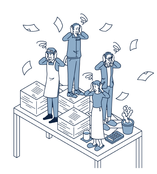 お困り事の女性イメージ