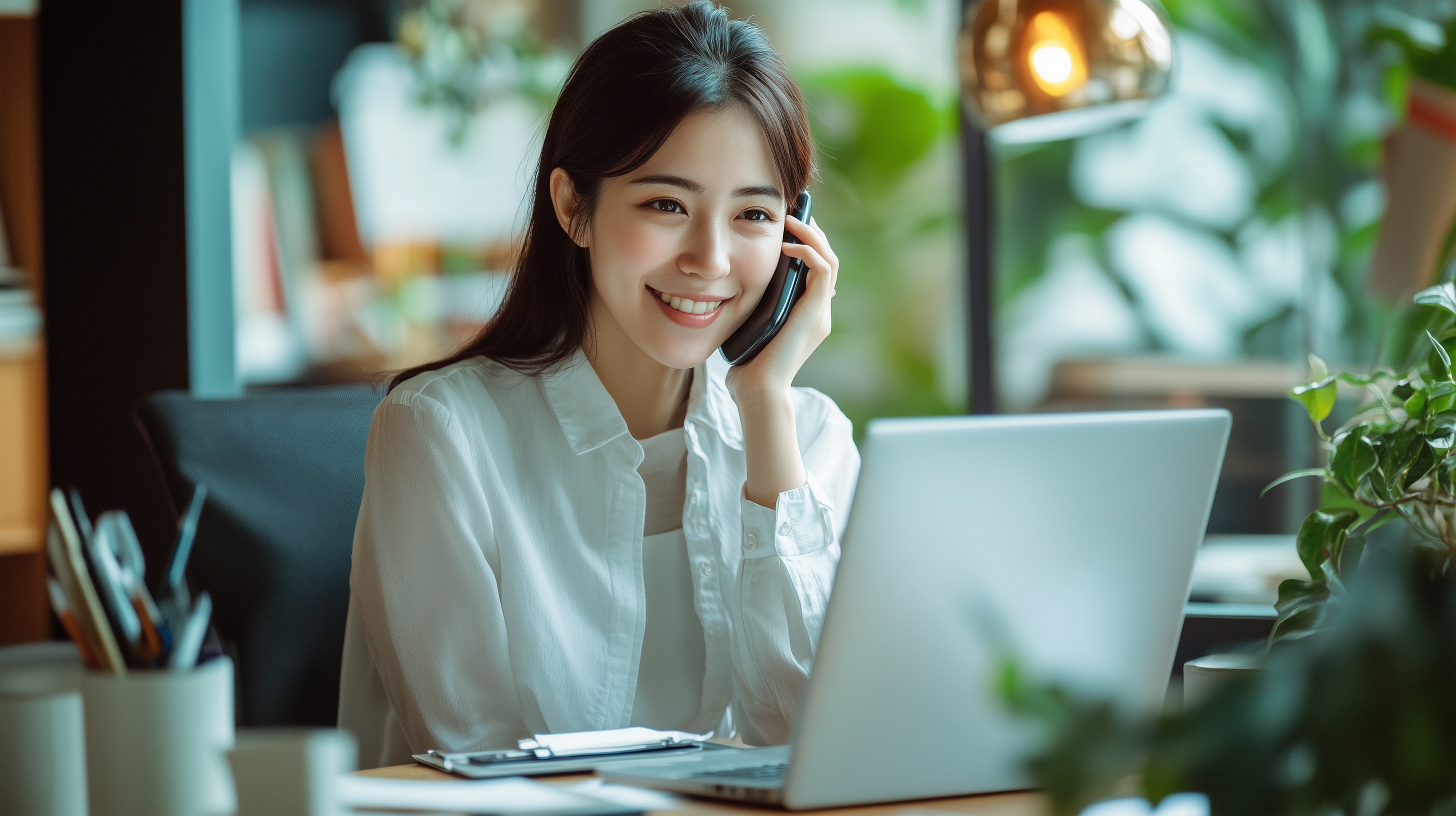 女性スタッフの画像